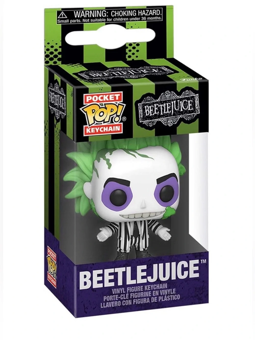 NWT Funko POP Warner Brothers Beetlejuice keychain